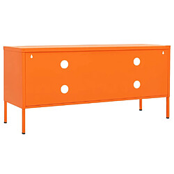 Acheter vidaXL Meuble TV Orange 105x35x50 cm Acier