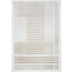 ICONIK INTERIOR Grand Tapis Design Contemporain et Moderne - Beige (290x200 cm) - Verla Beige