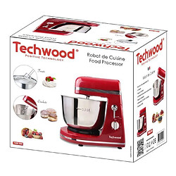 Acheter NC Robot de Cuisine capacite de 3,5L 6 vitesses Pied anti derapant 300W. Rouge Bol inox