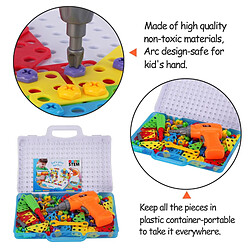 Universal Vis de perçage 3D créatives mosaïques jouets éducatifs pour enfants briques de construction jouets pour enfants bricolage housses de perceuse pour garçons jouets éducatifs | pas cher