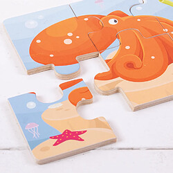 Avis Bigjigs Toys 3 puzzles Sealife en bois