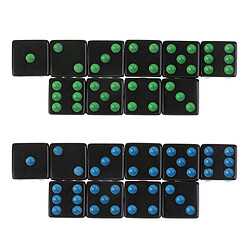 20 pièces / jeu de dés en plastique d6 Dice à 6 faces en pointillé pour d u0026 d