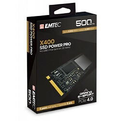 Avis Emtec X400 M.2 500 Go PCI Express 4.0 3D NAND NVMe