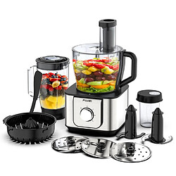 Robot multifonction FIMEI Robot de cuisine 11 en 1-Batteur-Mixeur-Extrateur de jus-1100W-3 Vitesses