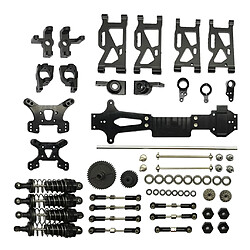 2x WLtoys 144001 RC Voiture Mise à Niveau Métal Kit Pièces Bras Arbre D'entraînement Accessoires