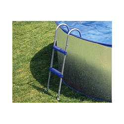 Echelle 2x2 marches pour piscine hors-sol gre h90 cm