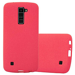 Cadorabo Coque LG K10 2016 Etui en Rouge