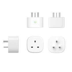 Wewoo Prise Connectée blanc Meross MSS210 télécommande WiFi Smart Power Socket Fonctionne avec Amazon Alexa & Assistant Google, AC 100-240V, UK