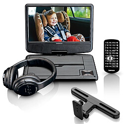 Lenco DVD portable 9" avec USB/support/casque Bluetooth® DVP-947BK Noir