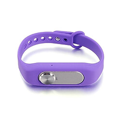 Acheter Wewoo Bracelet connecté Violet Wearable Wristband 8 Go Digital Voice Recorder montre-bracelet, un bouton longue durée d'enregistrement