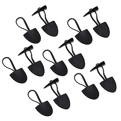 Acheter 6 Paires De Boutons à Bascule En Cuir De Corne Pour Manteau Veste Duffle Bricolage Couture Noir