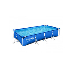 Piscine tubulaire rectangulaire BESTWAY - 400 x 211 x 81 cm - 5 700 L - Steel Pro - 56424