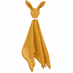 Doudou lapin Jaune moutarde - Atmosphera for kids