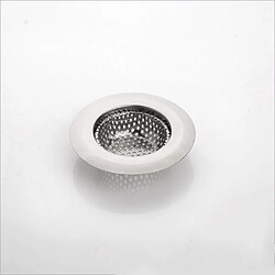 Wewoo Filtres Filtre de lavabo à bord large de vidange de plancher d'égout en acier inoxydable, Taille: S 7 x 7cm