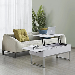 Le Quai des Affaires Table basse FLOWER - Blanc