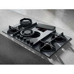 Acheter Table de cuisson aspirante gaz 88cm 4 feux 10310w noir - PRF0147741A - ELICA