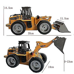 Universal 1:18 RC Tractor Shovel Toy RC Forklift Truck Engineering Car Model Toys for Children Boys Kids