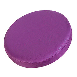 surface lisse tabouret de bar couvercle rond siège de chaise de manchon salon violet_33x10cm pas cher