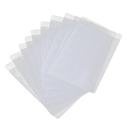 30pcs Binder Pochettes 6 Trous Cahier Binder Loose Leaf Bag A7 1