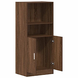 Acheter vidaXL Armoire de cuisine chêne marron 57x41,5x131,5cm bois ingénierie