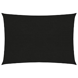 ComfortXL Voile D'ombrage 160 G/m² Noir 3x4,5 M Pehd