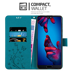 Avis Cadorabo Coque Huawei P20 Etui en Bleu