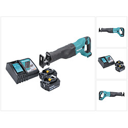 Makita DJR 186 RG Scie sabre sans fil 18 V + 2x Batteries 6,0 Ah + Chargeur