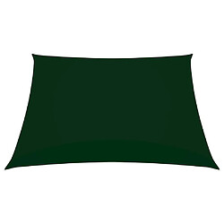 Helloshop26 Voile de parasol tissu oxford carré 4 x 4 m vert foncé 02_0009512