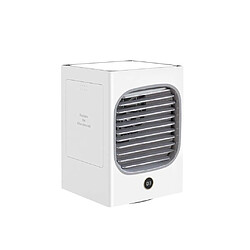 Climatiseur Mini ventilateur de pulvérisation de réfrigération Refroidisseur d'air de refroidissement portable à la maison - blanc