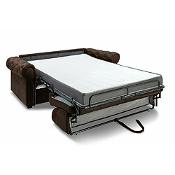 Acheter Inside 75 Canapé lit 2-3 places CHESTERFIELD Convertible Express 120cm microfibre Vintage