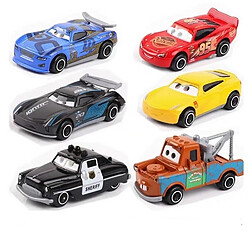 Acheter Universal 6 Pièces/Jeu Disney Pixar 3 Jouets 1: 55 Moulée sous pression Voiture en alliage métallique Voiture Lightning McQueen Modèle Voiture Dodo Trudson Cadeau Cool Jouets pour enfants(Rouge)