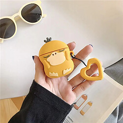 GUPBOO Airpods Coque Housse Étui Protecteur Compatible pour AirPods1/2-Canard de dessin animé mignon