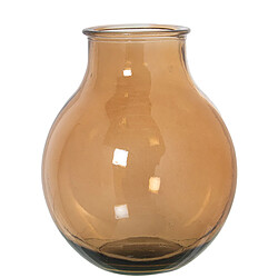 Vase en Verre Recyclé Alexandra House Living Marron Verre 27 x 27 x 33 cm