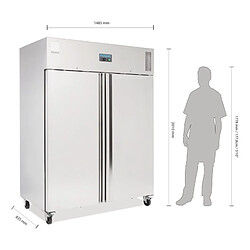 Avis Armoire Positive 2 Portes Froid Ventilé - 1300 L - Polar