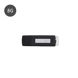 Universal Mini clé USB rechargeable de 8 Go Enregistrement Dictaphone 70 heures Magnétophone numérique Portable | Magnétophone numérique