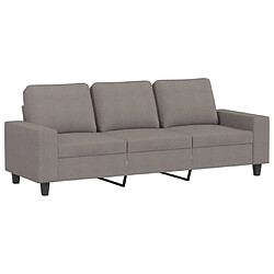 Avis vidaXL Ensemble de canapés 3 pcs taupe tissu