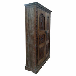 Armoire Alexandra House Living Marron Bois Recyclé 41 x 212 x 124 cm