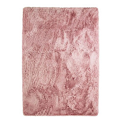 Thedecofactory NEO YOGA - Tapis lavable à base fine et souple extra doux rose 190x290 