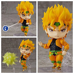 Universal 10cm anime jojo bizarre aventure dior q version 1110 # pvc poupée amovible modèle poupée cadeau de noël(Jaune)