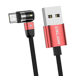 Avis 540 Câble USB De Chargement Magnétique 360180 Rouge Micro USB 1m