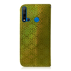 Avis Wewoo Housse Coque Pour Huawei P20 Lite 2019 / Nova 5i Couleur unie Boucle magnétique colorée Flip horizontal en cuir PU avec support et fentes cartes et portefeuille et lanière jaune