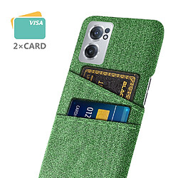 Coque en TPU anti-chocs avec porte-cartes, vert pour votre OnePlus Nord CE 2 5G