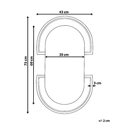 Avis Beliani Miroir STAINS 75 cm Naturel