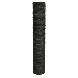 VESPER VP Tube a griffer Sisal - Noir - 80 x 445 mm