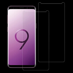 Wewoo Verre trempé pour Samsung Galaxy S9+ 0.26mm 9 H Dureté de Surface 2.5D Courbée Edge Protecteur D'écran Avant 2 PCS