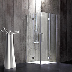 Kiamami Valentina CABINE DE DOUCHE 80X80 EN VERRE 6 MM SANS STRUCTURE | LONDON