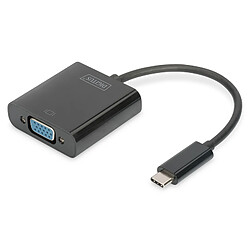 Digitus DA-70853 câble vidéo et adaptateur 0,15 m USB C VGA (D-Sub) Noir