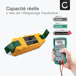 Batterie pour Klarstein R290, Cleanmate, iRobot Roomba 960, 770, 600, 620, 630, 780, 800, 900 3300mAh de CELLONIC