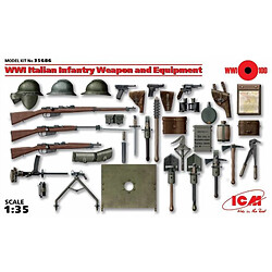 Icm Wwi Italian Infantry Weapon And Equipment - Accessoire Maquette