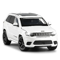 Universal Véhicule en alliage 1: 32 Jeep-SRT Grand Cherokee Classic, amortisseur de direction, son et jouet léger.